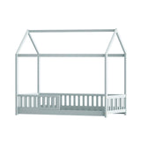 Artiss Bed Frame Wooden Kids House Frame Grey ROCK WBED-F-HOUSE-ROCK-S-GY-AB