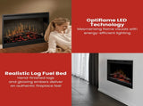 Dimplex Optiflame Electric Firebox Heater - 26-inches DF2608-LED