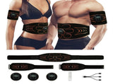 Workout Belt, Abdominal Muscle Fitness Trainer Belt, Adjustable Comfortable Fit, Suitable For Home V1369-AZ3-W-09763