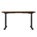 Artiss Standing Desk Motorised Dual Motor Rustic Brwon 140CM HASD-268-BKDF-RBDB-140