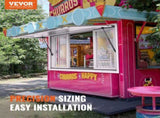 Concession Window 48"x36", Aluminum Alloy Food Truck Service Window with 4 Horizontal Sliding V952-SCFWCK36X48IIEGMJV0