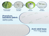 Giselle Bedding 5cm Memory Foam Mattress Topper 7-Zone King Single MATTRESS-TOP-7Z-5-BL-KS