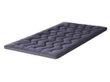 Giselle Bedding 5cm Pillowtop Topper Bamboo Polyester Blend Fibre Pad for Back Pain Relief Washable TOPPER-WA-CHAR-KS