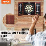 VEVOR Dartboard and Cabinet Set Official Size Complete Accessory Steel Tip Dart V952-MJTZZXBSKJK08JZLXV0