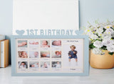 Newborn Baby Photo Album Frame for Girls, PVC Picture Book Keepsake to Preserve Cherished Memories V1369-AZ3-W-17426