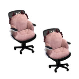 SOGA 2X Purple Crab Shape Cushion Soft Leaning Bedside Pad Sedentary Plushie Pillow Home Decor SCUSHION091X2