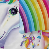 Unicorn Rainbow Sorrento Charm Quilt / Doona / Duvet Cover set V745-AQ043732S2