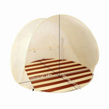 Beach Tent with Mini Canopy, UV Protection Tent Sun Shelter, 1 Setup Portable Beach Essentials Shade V1366-AZ2-W-14207