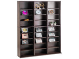 Media Storage Cabinet, 9-layer DVD Shelf Holds up to 756 CDs, Adjustable CD Shelves 27 Compartments, V952-DVDCDCCJKFS2574OVV0