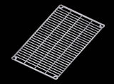 Modular Wire Storage 90x35cm Steel Shelving Chrome With Fixed Legs For Garage Warehouse Or Kitchen V63-841121