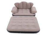 Inflatable Sofa Bed Portable Foldable Thickened Flocked PVC Blow Up Couch Mattress for Home Travel V1294-YM0901-3116240012211
