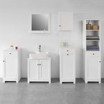 White Wall Cabinet with Door 40x52cm V178-85031