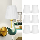 6pcs Lampshade Replacement for E14 Bulb Interface Wall Light Ceiling Light Cover Shade White V1294-YM0901-3119200092911