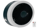 Remote Control Smart Electric Fan with 3 Gears Speed Mini Fan for Home OutdoorRoyal Blue V1294-YM0721-3113210031113