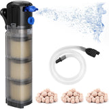 Aquarium Internal Filter Adjustable 3 In 1 Pump For 100-300L Freshwater Or Saltwater V1188-MS-227-2347
