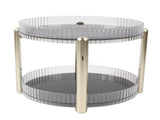 Double Layer Rotating Makeup Organizer Multifunctional Rotating Cosmetic Shelf for Home Translucent V1294-YM0706-3118230172411