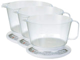 3x Propert 2.2kg Kitchen Scale with Jug Dishwasher Safe Scales V563-927-3PCS