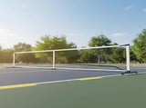 Portable 6.7m Pickleball Net Set Heavy Duty Metal Frame with Wheels V63-953491