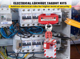 42 PCS Lockout Tagout Kits Electrical Loto Kit for Electrical Risk Removal V952-AQSJTZJDGJX40YXFBV0