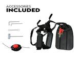 4 Stroke Curved Shaft Split Line Trimmer Whipper Snipper Cutter Garden Tool V379-SNPPERCV04