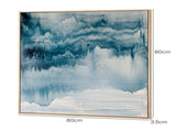 Yezi Wall Art Canvas Modern Abstract 8080cm Framed Artwork Home Office Decor DECO1039-P1-80X80-AU