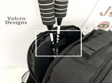Orange And Grey Stylish Sports Backpack with Contrast Pockets - Unisex Gym Bag for Badminton & V888-ELOSUNG23892