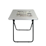 Metal MDF Folding Table Foldable Laptop PC Collapsible Study Desk 48cm x 38cm V238-SUPDZ-39700425343056