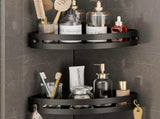 2 Pieces No-Drill Hanging Shower Caddies, ABS Plastic Bathroom Storage Racks for Sink, Toilet and V1189-LC-RY-00513