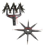 Rotary Cultivator Set, Adjustable Rotary Cultivator Garden Tool Reseeding Grass or Soil Mixing Soil V1107-119-59247