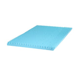 Giselle 8cm Memory Foam Mattress Topper Gel Egg Crate Foam Bamboo King Single MATTRESS-TOP-EC-BAM-8-KS