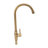 Antique Brass Bathroom Sink Faucet Single Handle Vanity Tap Splash Proof Bathroom Faucet for Home V1294-YM0521-3112230001711
