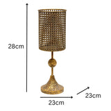 Lustre Tall Stemmed Pillar Candleholder 45cm V637-37092CDL