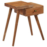 Bedside Table Solid Acacia Wood 45x32x55 Cm 43_245662