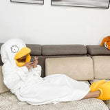 Duck Cosplay Costumes One Piece Pajamas Lovely Shape Jumpsuit Sleepwear for Daily Wear Type1 S V1294-YM0717-3117220192711