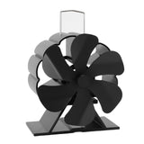Wood Stove Fan Aluminum Alloy Portable Heat Powered Thermal Fan with Overheating Protection for V1294-YM0901-3114250082011