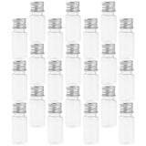 Plastic Test Tubes with Screw Caps Transparent for Candy and Bath Salt Storage V1369-AZ3-W-18069