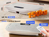 Vibration Plate Exercise Machine, Whole Body Shake Plate with LED Touch Screen & Bluetooth Speaker, V1181-SO001