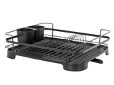 Steel Frame Dish Drying Rack Durable Steel Frame, Removable Utensil Holder, Compact Size for Small V196-DR106