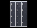 12-Door Locker for Office Gym Shed School Home Storage - Padlock-operated V63-839021