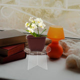 Mini Plant Stand Home Decoration Plants Decor Plant Decorations Plant Stool Acrylic Planter Stool V1366-AZ2-W-13333