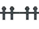 8FT Sliding Barn Door Hardware Closet Track Kit for Double Doors I Hanger V952-GCYMWJTJHS8FD5SVJV0