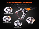 Pipe Tube Polisher Sander, 1300W Pipe Sander with 6 Variable Speeds 1100-3200rpm, Professional V952-GDSDJ800W15XVD0ZBV3