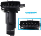 Mass Air Flow Sensor 22204-22010 Compatible with Toyota 02-06 Camry 03-08 Corolla 01-10 Highlander V1258-DP02-WO-234