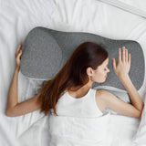 Dreamz Memory Foam Pillow Pillowcase Supprt Grey Rebound PILO1008-GY