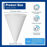 150 Pcs Paper Funnels for Motor Oil 6 Oz Engine Oil Funnel Paper Cone Funnel Dispensers or Kitchen V1366-AZ2-W-14481