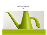 Green 2-in-1 Watering Can with Spray Nozzle - 1L Lightweight PP Garden Sprayer for Indoor Plants, V888-ELOSUNG56361