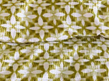 Bedding House Mae Green Seersucker Cotton Quilt Cover Set Queen V442-HIN-QUILTCS-MAESEERSUCKER-GREEN-QS