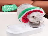 2 Pieces Adjustable Cat Collar Soft Cat Recovery Collar Cute Cat Elizabethan Collars Pet Neck V1192-AZ-W-13155