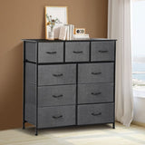 Levede 9 Chest of Drawers Storage Cabinet CH1106-DG