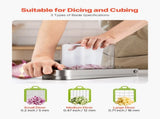 Vegetable Chopper, Food Veggie Cutter with 3 Stainless Steel Blades, Onion Slicer with Container, V952-JSSWQSJQDQP3E6X76002V0